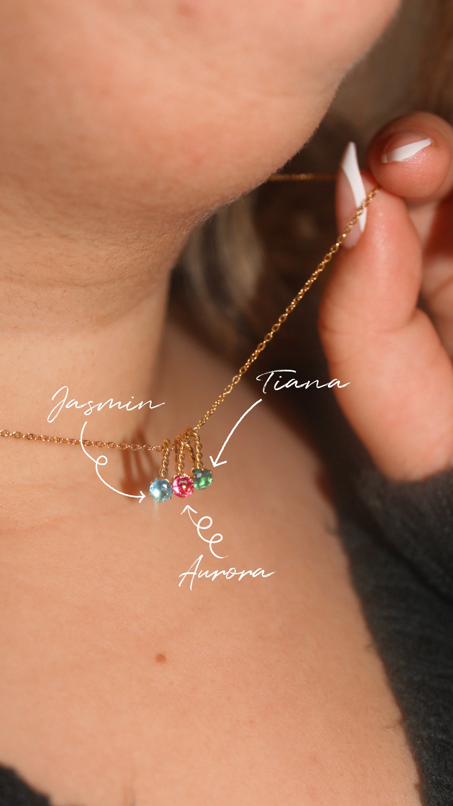 Princess Stacking Charm Necklace