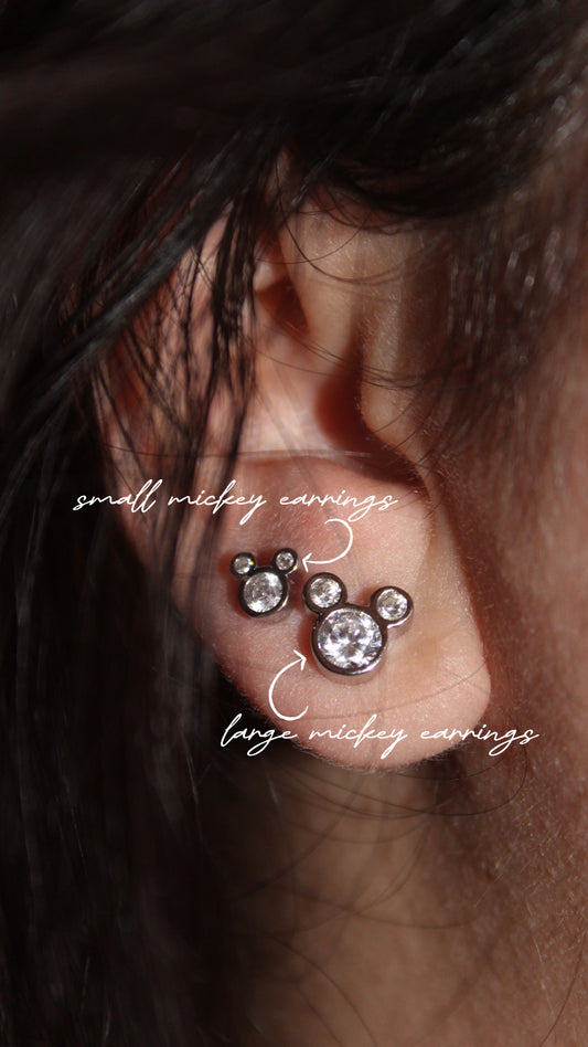 Mickey Earrings